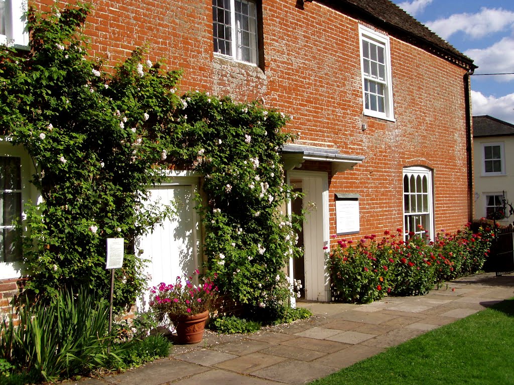 Jane Austen's Home Photo (side view) Chawton village, Hampshire, England by Charles Moorhen