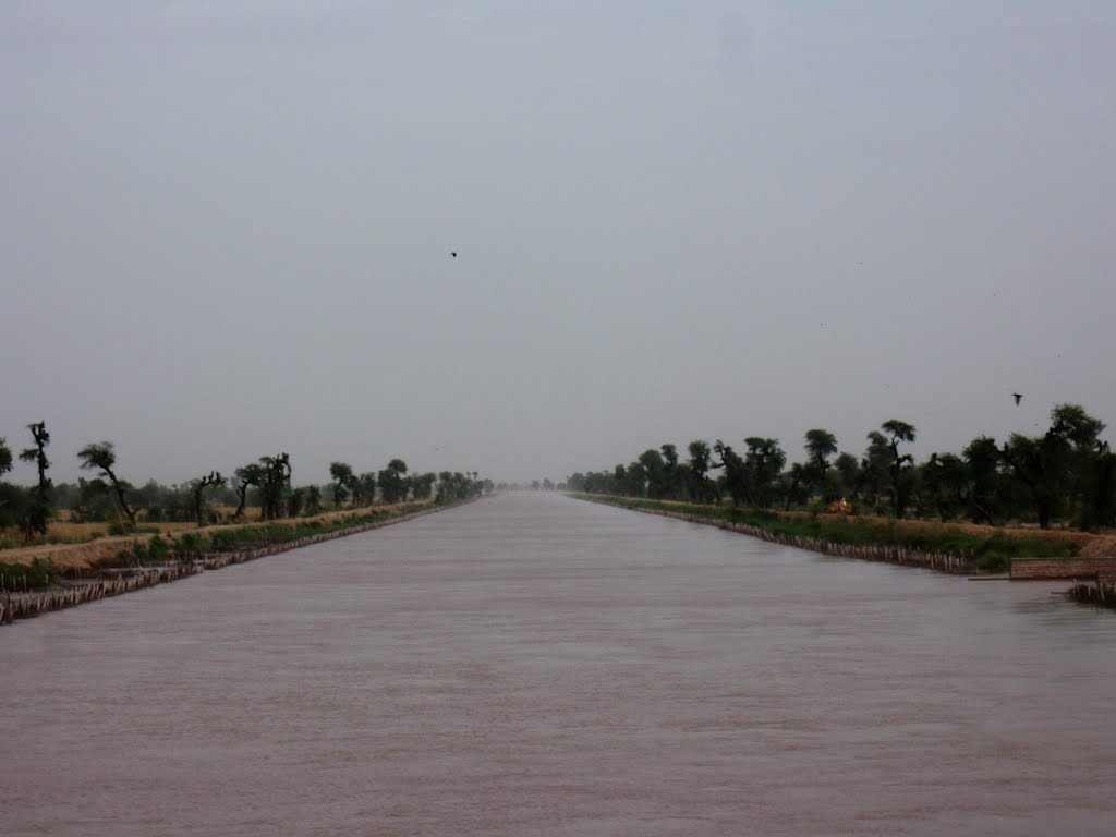 Ijaz Ahmad Mughal-- A Canal View Of Deputy Wala Interchange‎ Pindi Bhattian - Faisalabad Motorway Pakistan by ijaz ahmad mughal اعجاز احمد مغل