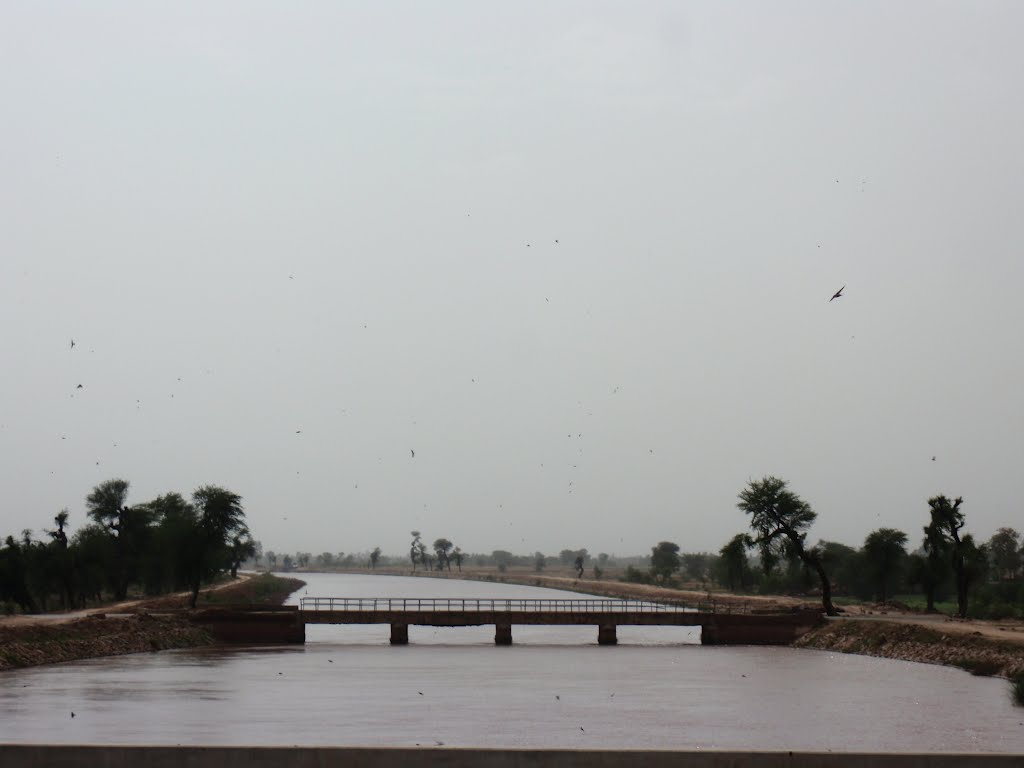 Ijaz Ahmad Mughal-- A Canal View Of Deputy Wala Interchange‎ Pindi Bhattian - Faisalabad Motorway Pakistan by ijaz ahmad mughal اعجاز احمد مغل