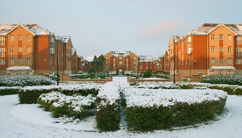 Snow at Windsor Quay by Darryl Wilkins