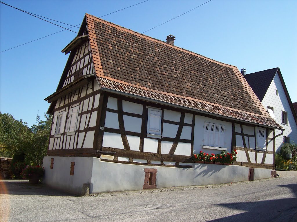 Cleebourg: maison dans rue du Prèsbytere by Panzerknacker