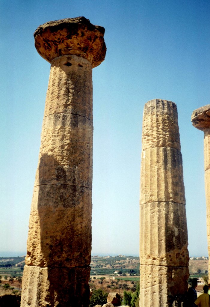 Colonnes - Agrigent by Jean Mahy