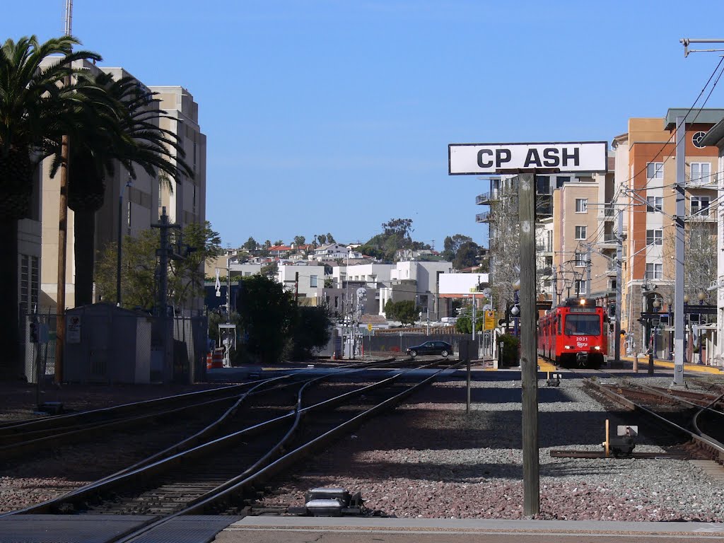 Ash Street, San Diego, California by J.gumby.BOURRET