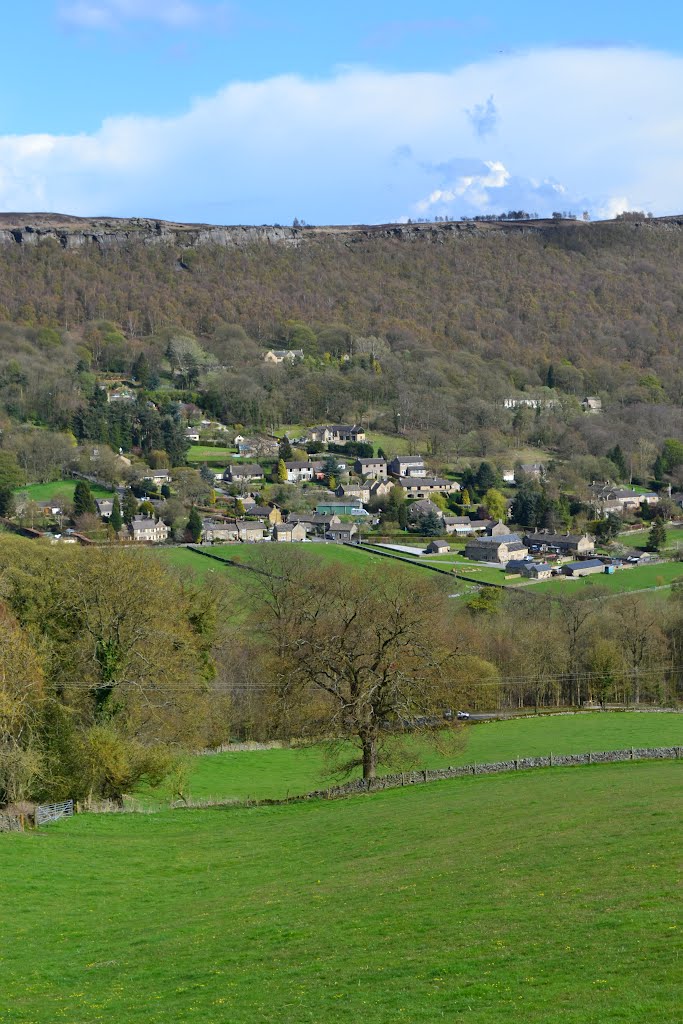 A View of Froggatt from New Road by Neil in Sheffield UK