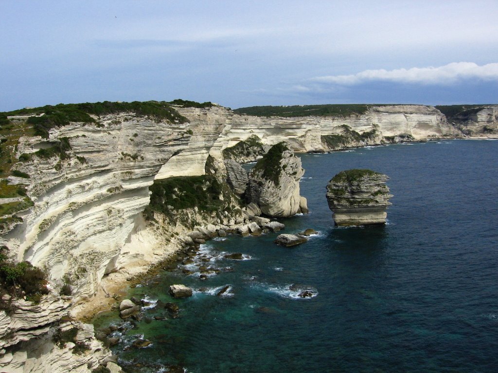 Bonifacio - cliffs by Setna