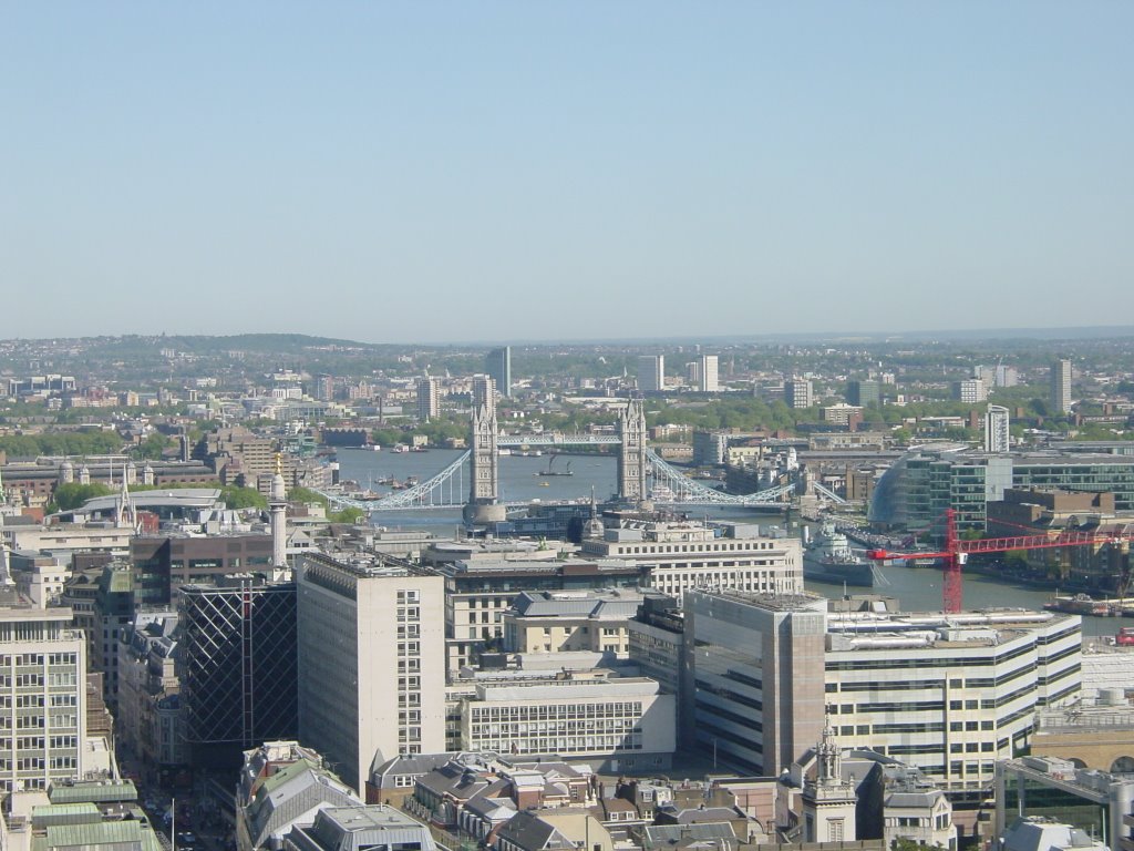 Tower Bridge from St. Paul by Massimo Bergami