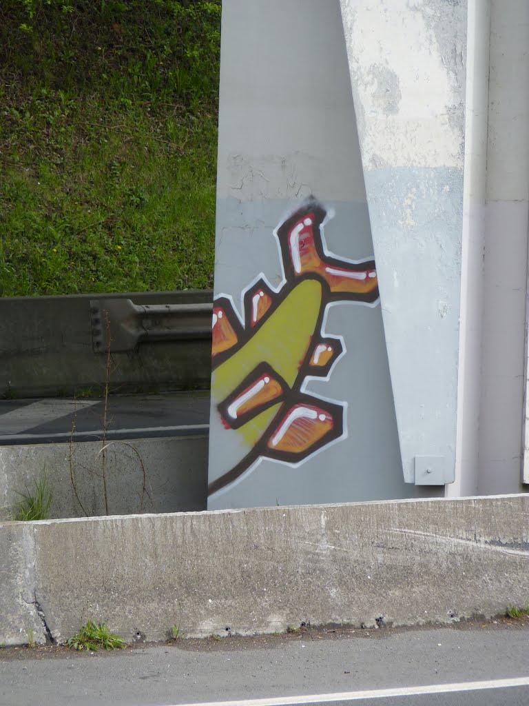 Lille - Fish Graff Boulevard Robert Schumann (2012) by greg-007