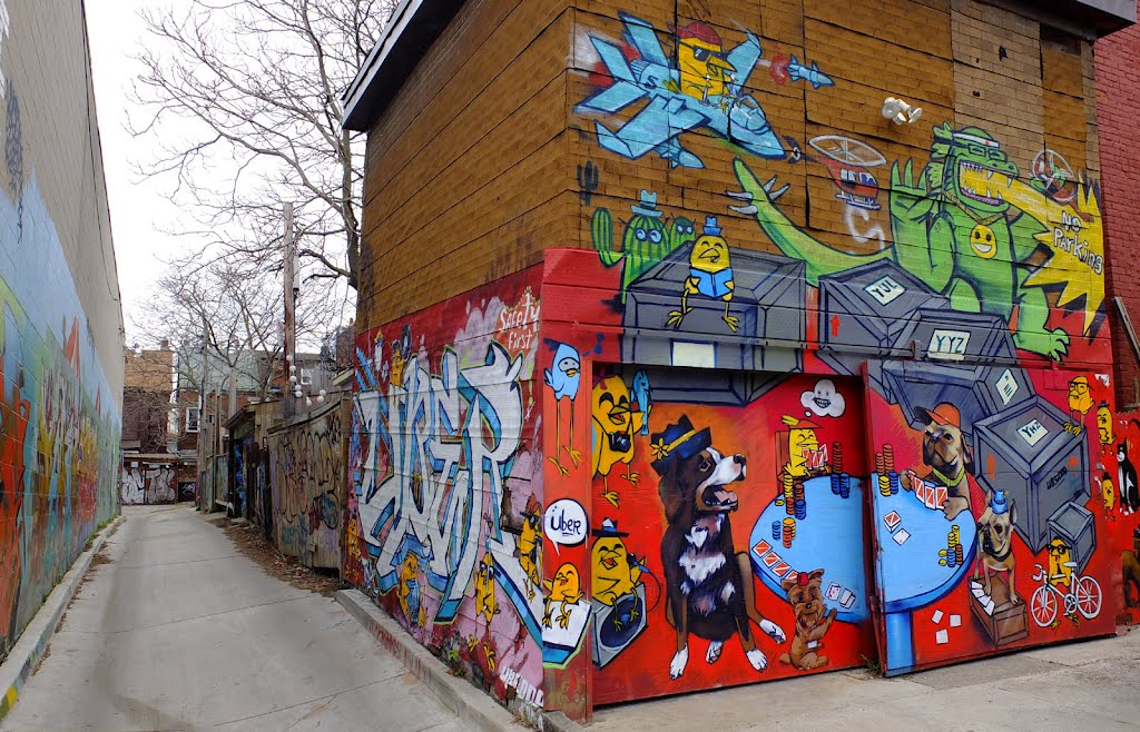 A Walkway near kensington Market, Toronto, ON by R. Halim