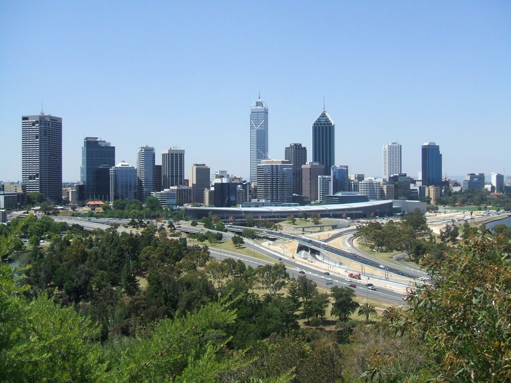 View of Perth, from kings park by gazbaker