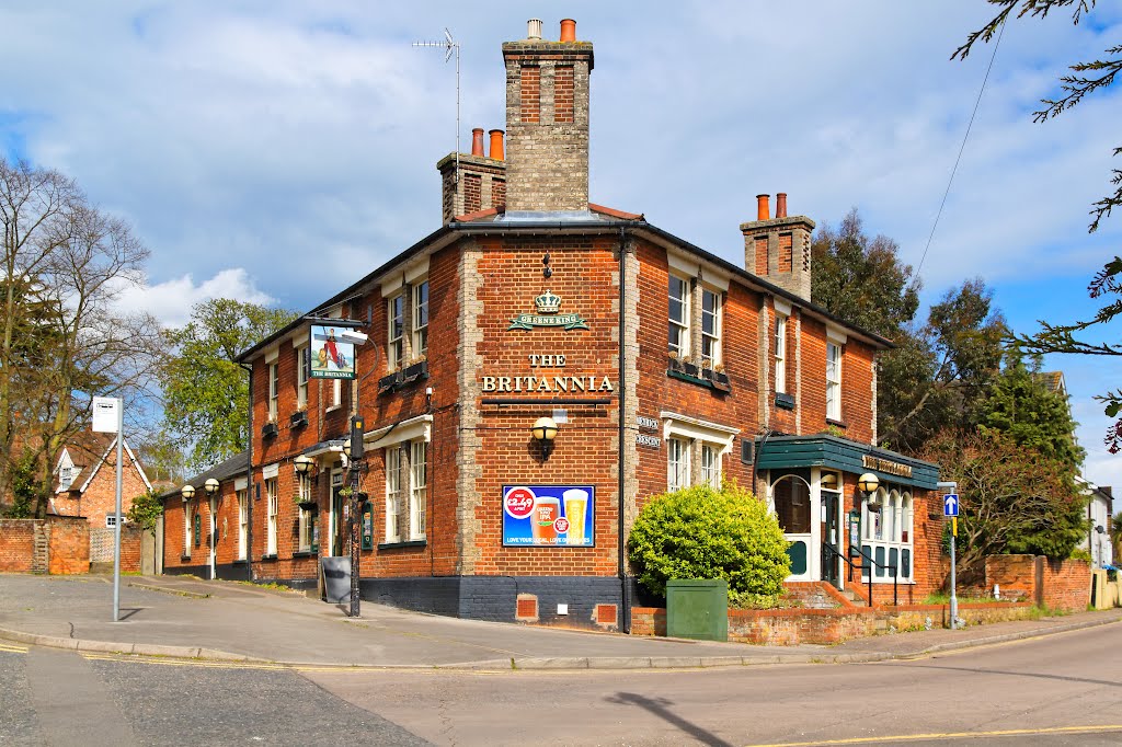 The Britannia pub & restaurant, Colchester, Essex, April 2012 by keithb