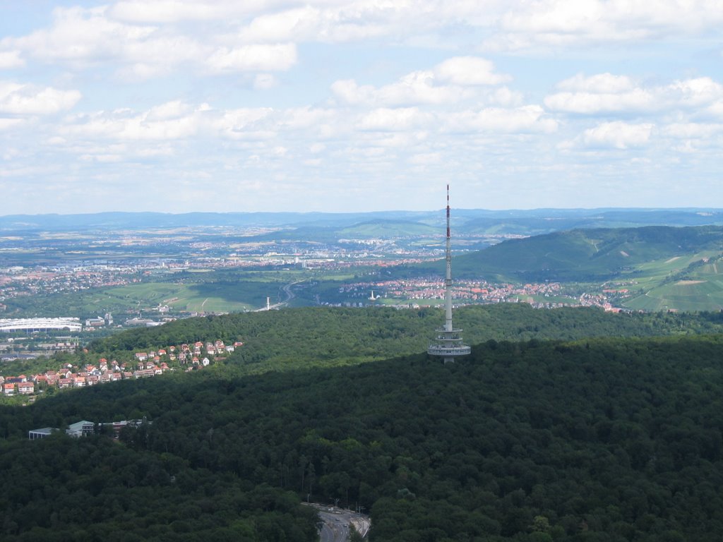 Blick vom Stuttgarter Fernsehturm by Daniel -