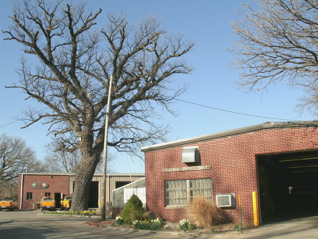 Oakdale Park, Salina Park Department, and Parks & Forestry buildings by "Teary Eyes" Anderson