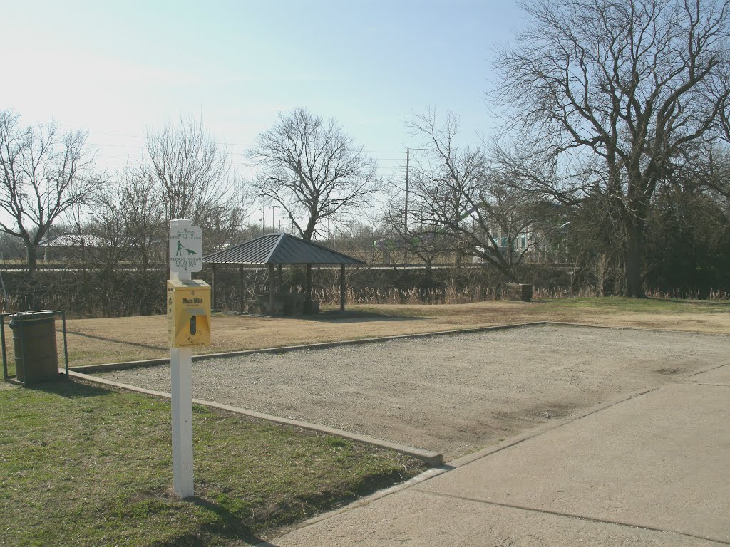 Oakdale Park, Pet Station and Picnic grounds shelter, with sink by "Teary Eyes" Anderson