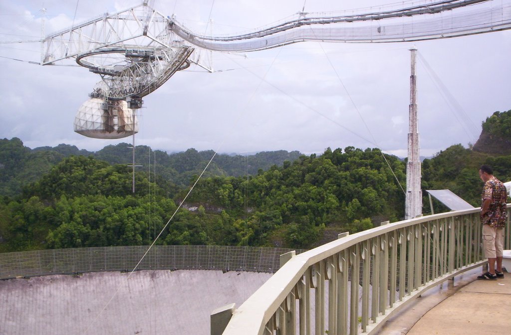 Observatorium and Radar in Arecibo by Ramos Lopez