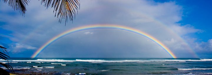 Double Rainbow, Sunset Point by photosofaloha