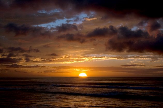 Sunset over the Ocean, Sunset Beach by photosofaloha