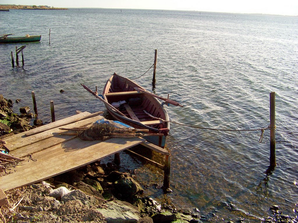 Sardegna, Elmas, scorcio dello stagno di Santa Gilla by Antonio Romano lixia