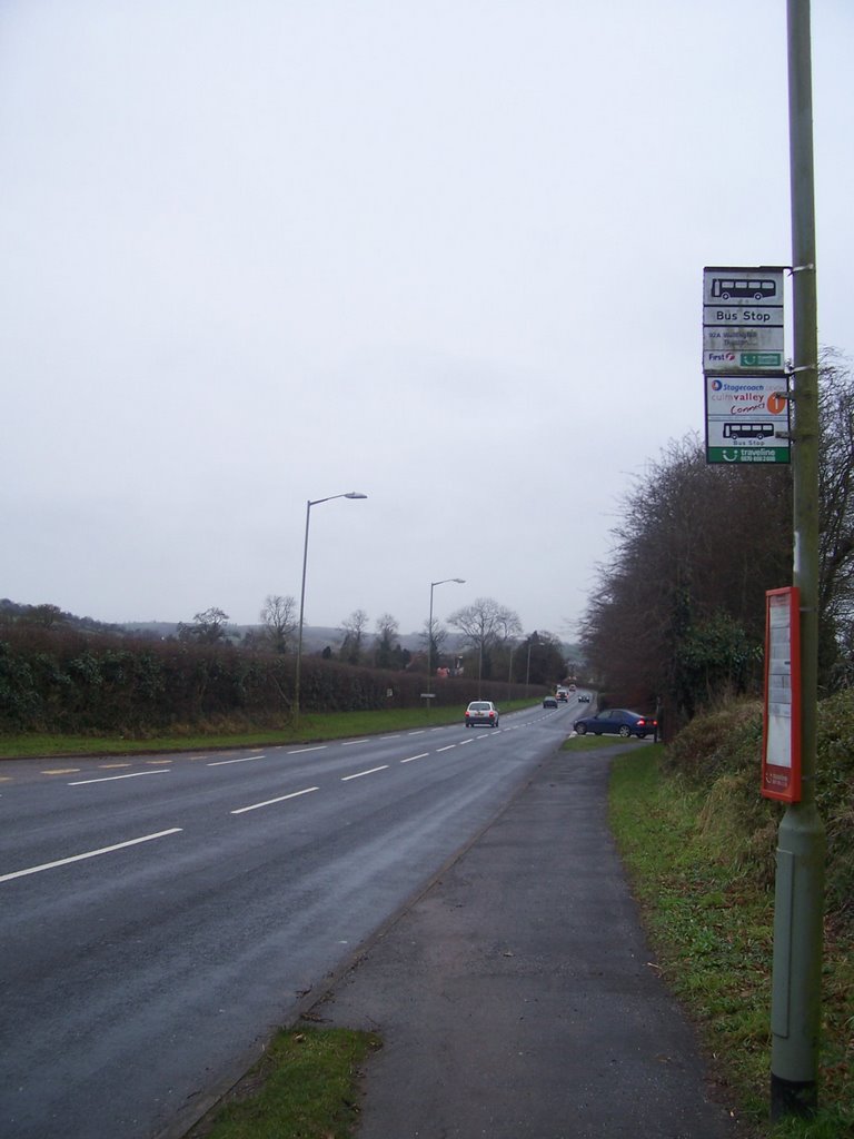 Tiverton - Post Hill Bus Stop by A Photographer