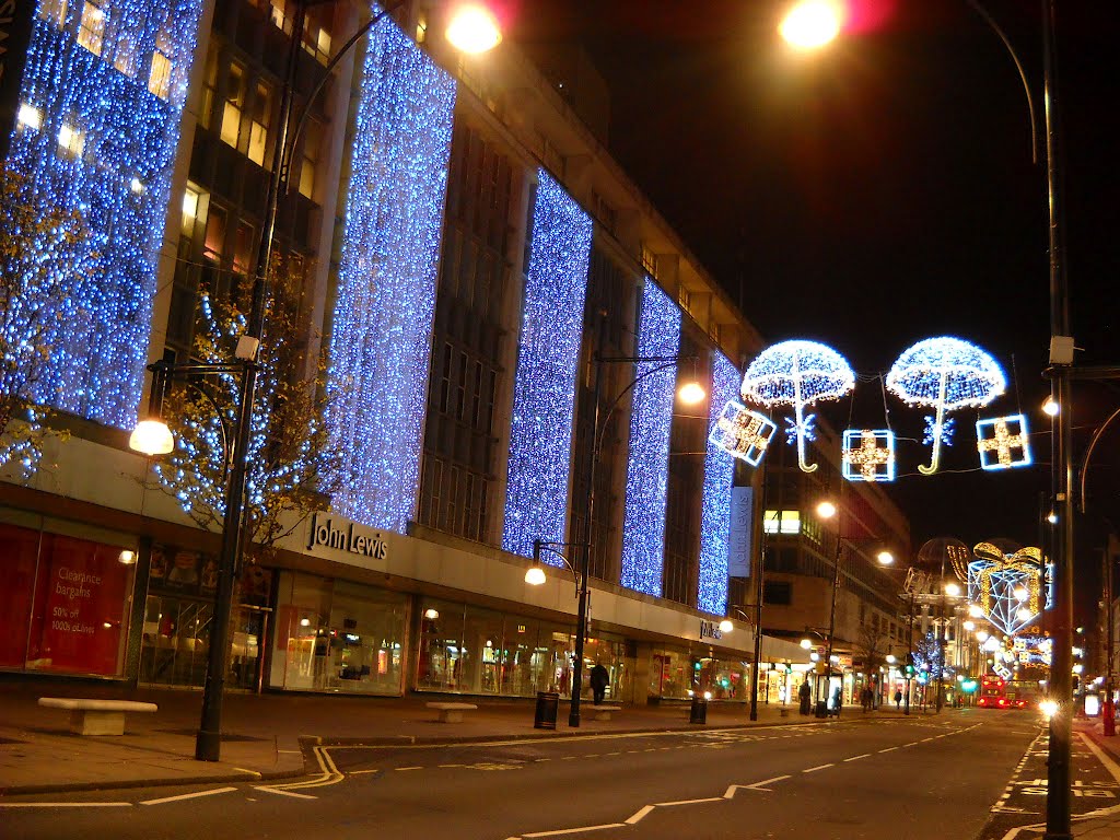 John Lewis Xmas lights by Nicchio