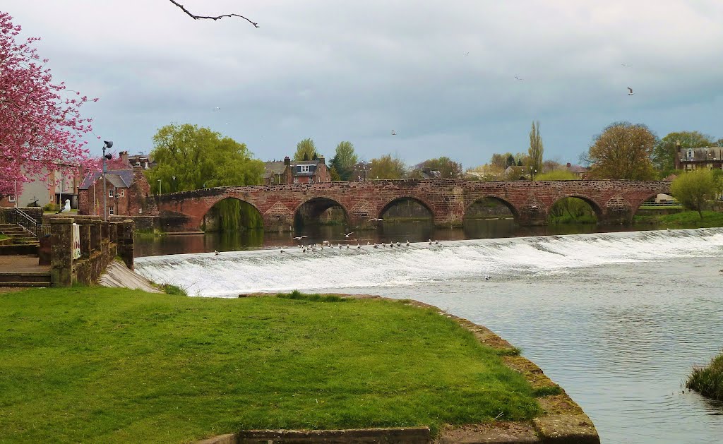 Dumfries, River Nith by Judith,