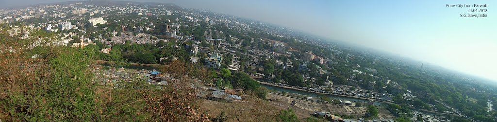 Pune city from Parwati by Suresh.G.Isave