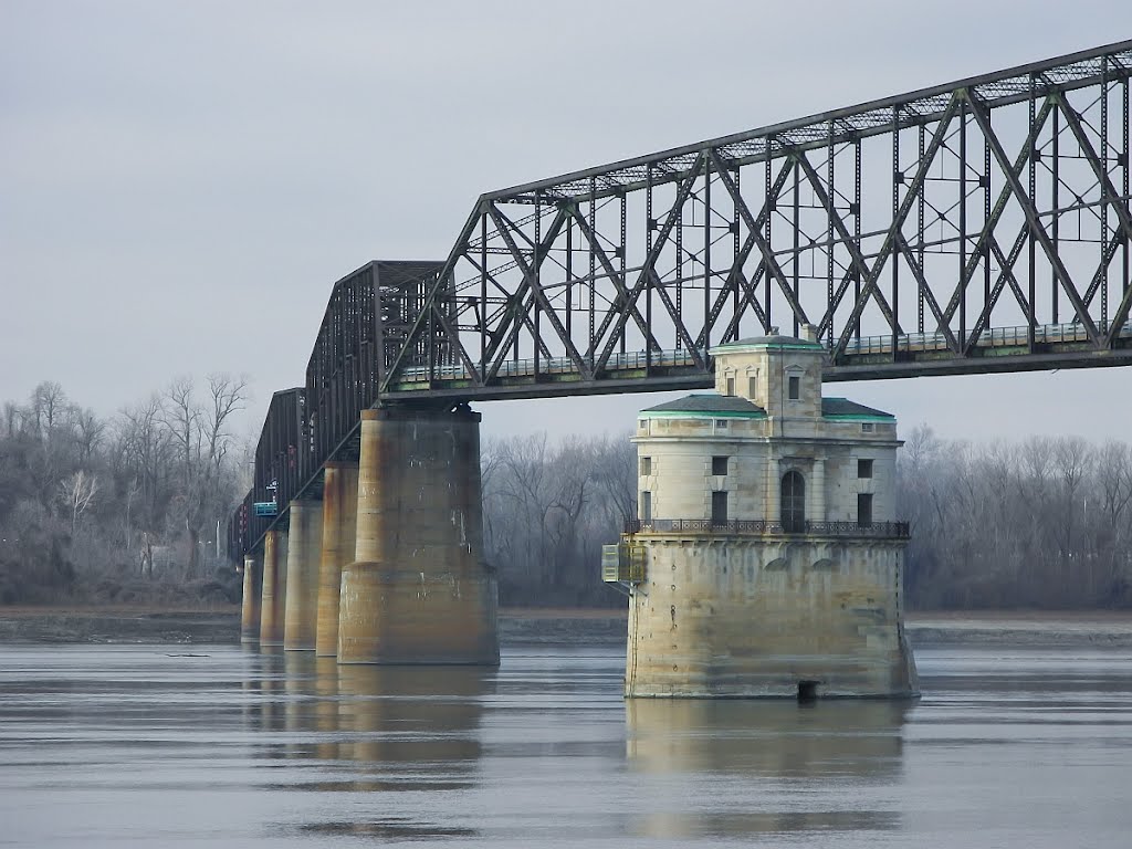 Water intake, Chain of Rocks Brigde by JustforFun