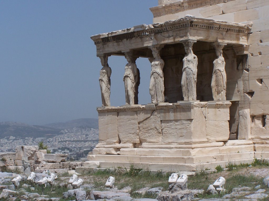 Grecia - Atene - acropoli - Loggetta delle Cariatidi by ©marica ferrentino