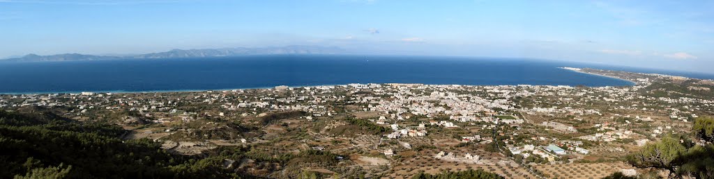 Panoramablick auf Ialyssos by Klaus Bechmann