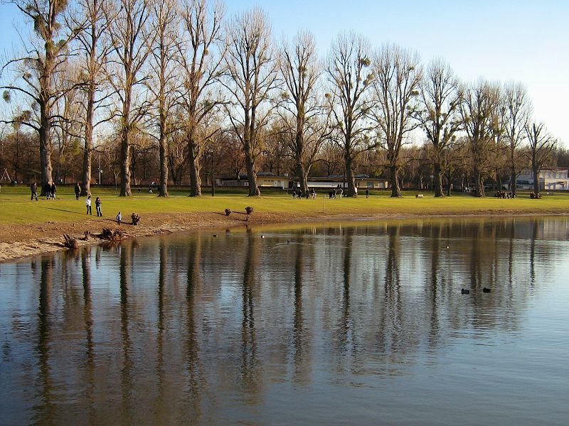 Rheinpromenade im Freibad Rappenwörth by rojo0001