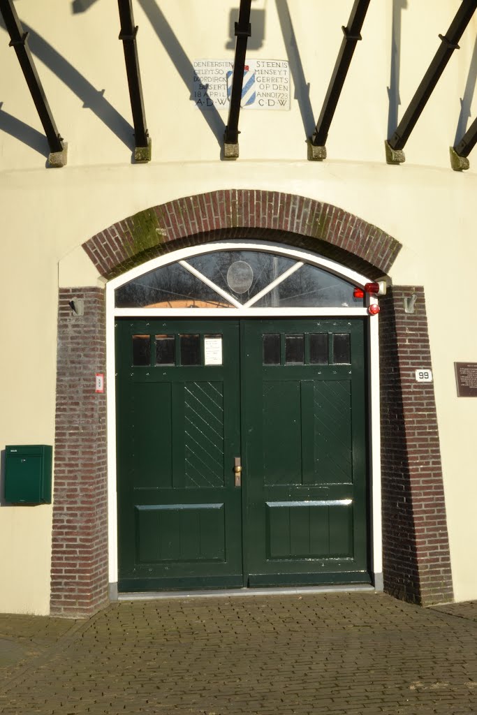 Doors of the Windmill De Zandweg, Rotterdam by John Rotterdam