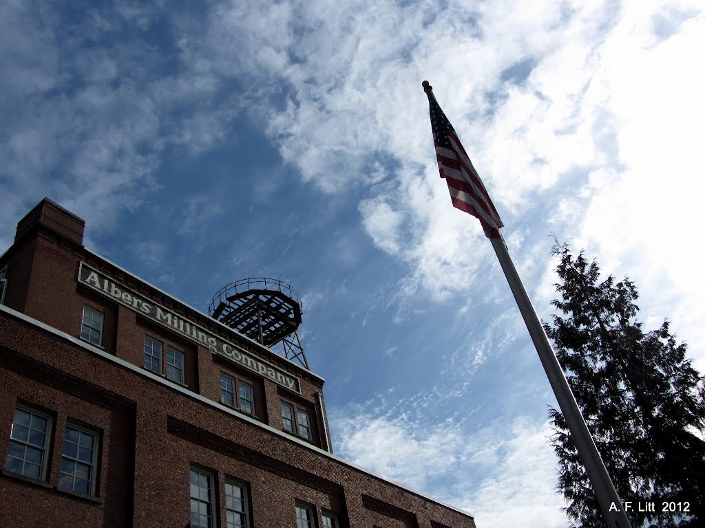 Albers Milling Company building. Portland, Oregon. April 2, 2012. by Aaron Litt