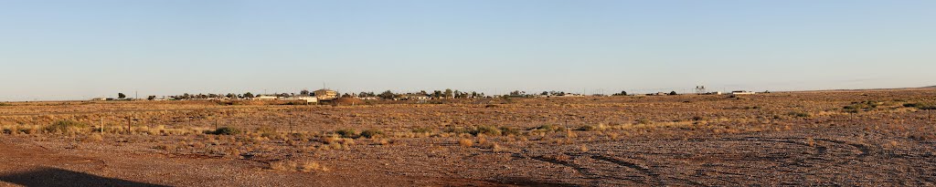 The outback metropolis of Marree from the Birdsville Track, South Australia by Stuart Smith