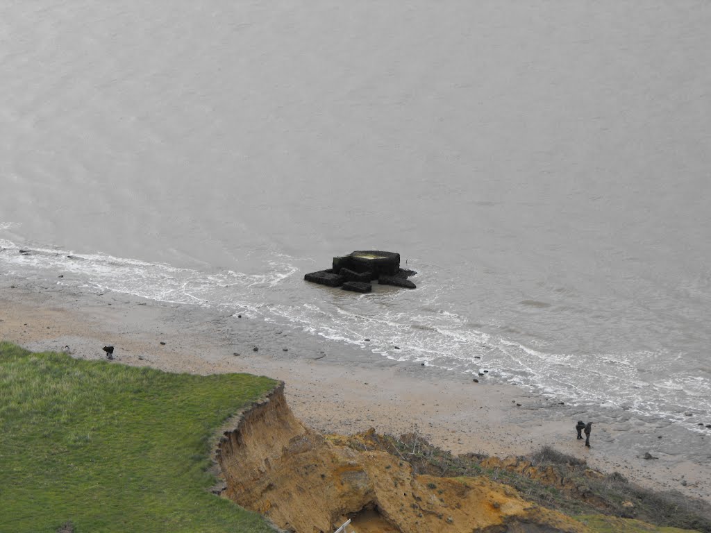 Pillbox On Beach by cycysputnik