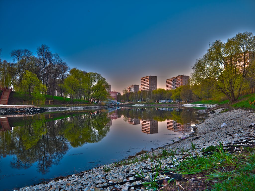 Lake Buildings by Sonny Hudson