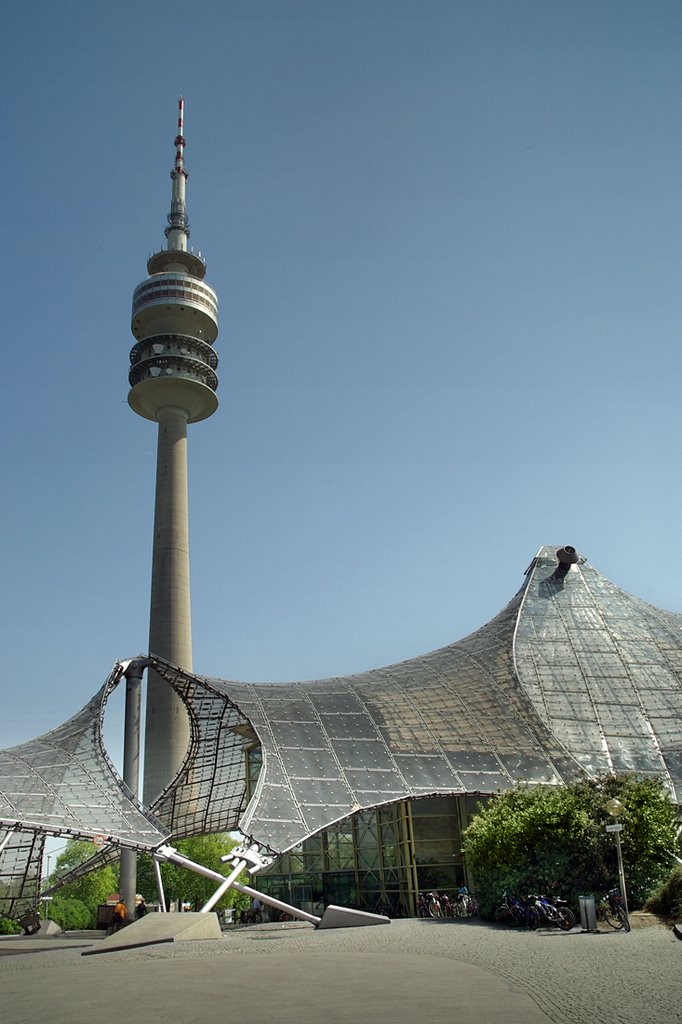 Olympic Tower over Olympiapark by Fergus McNeill