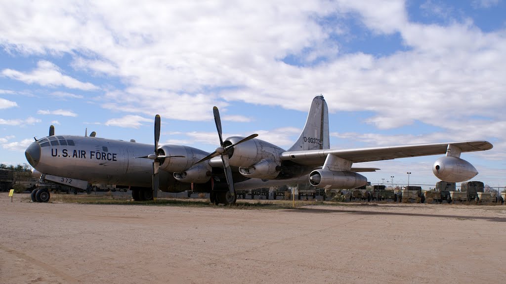 Pima Air & Space Museum KB-50 - 4 Turning, 2 Burning by Michael Dearie