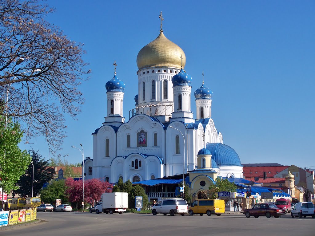 The Cross-Mounted Ortodox Cathedral in Uzhgorod by Sasha India