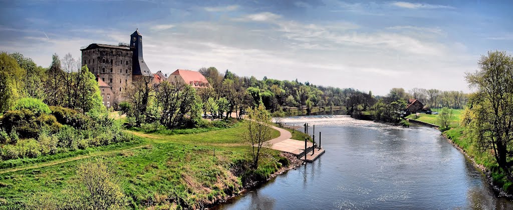 Die Saale bei Bad Dürrenberg (HDR) by Karl-Hans Vollrath