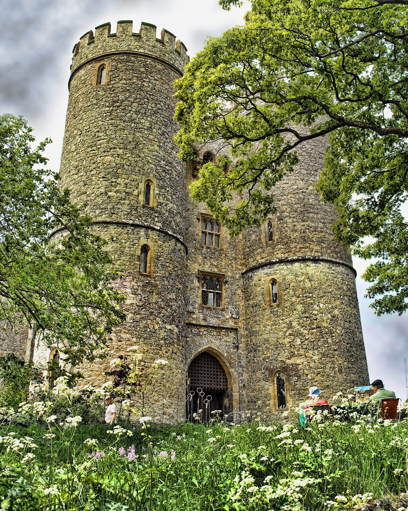 Saltwood Castle - Front Door by Stacey Olymbios