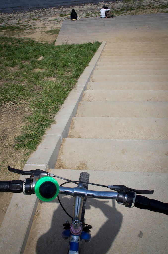 My bike and stairs by AO2232