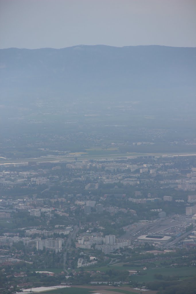 Geneva seen from the Salève by Björn S.