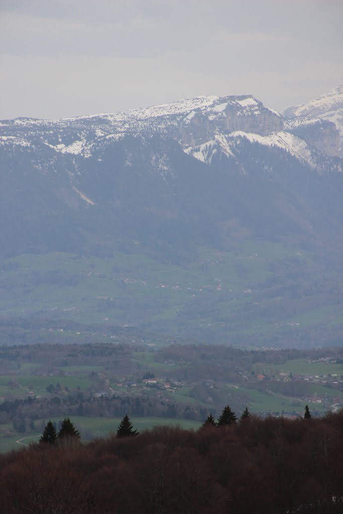 View on the Alps from the Salève by Björn S.