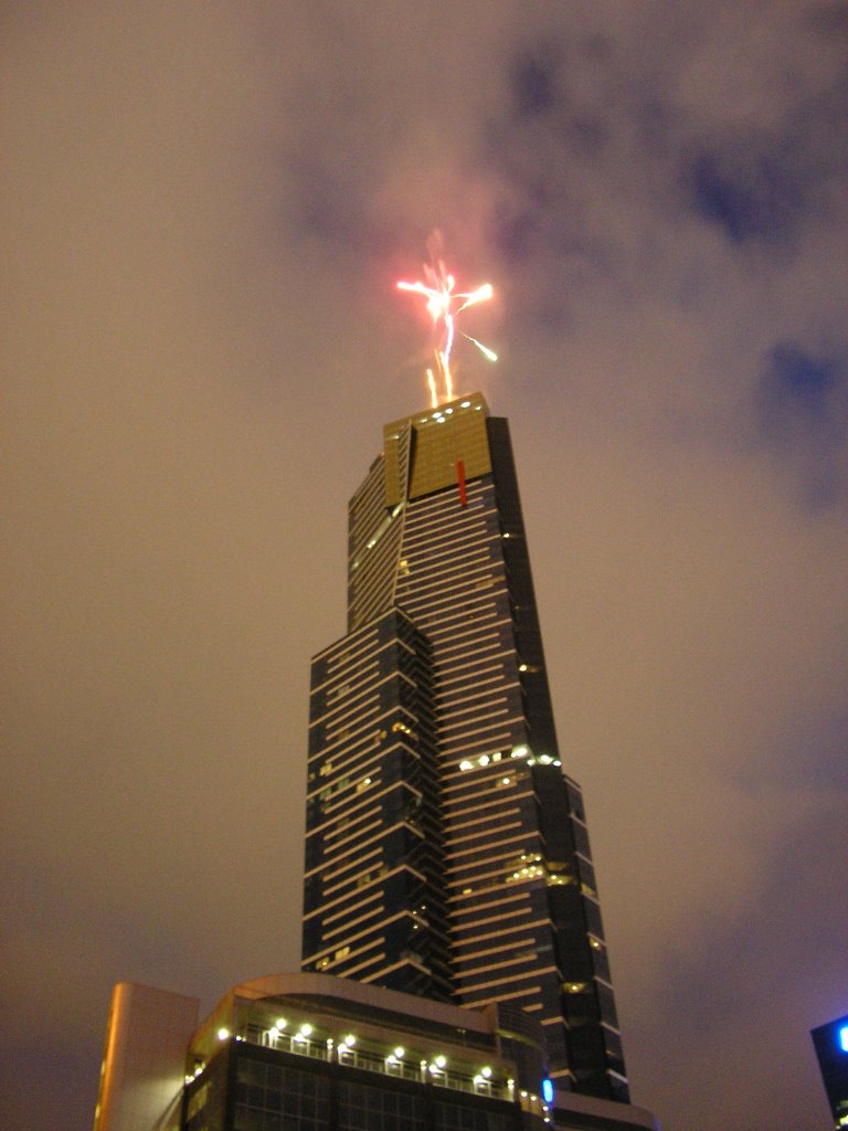 Australia day - fireworks from Eureka tower by il_77@hotmail.com