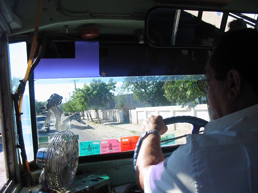 Bus to El Chepe Station by Joan Papineau