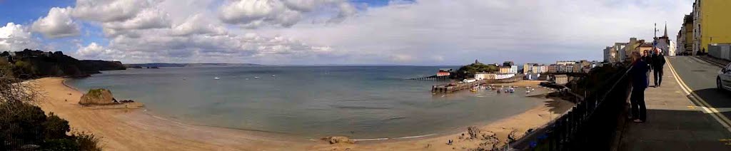 View of tenby harber by tony jones