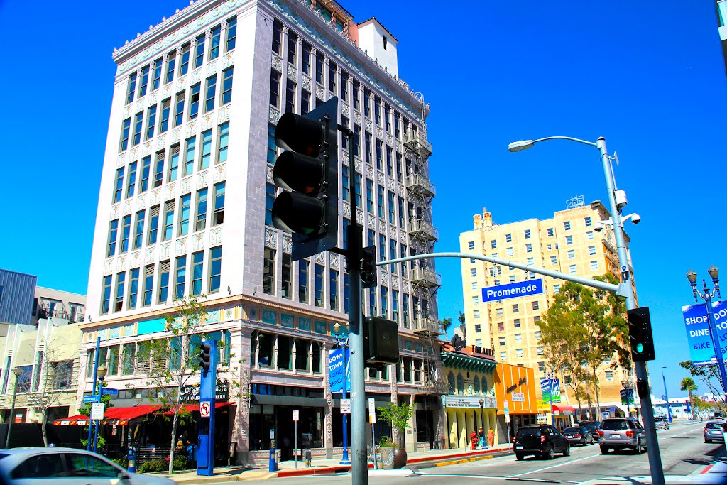 City Of Long Beach, California by Michael Jiroch