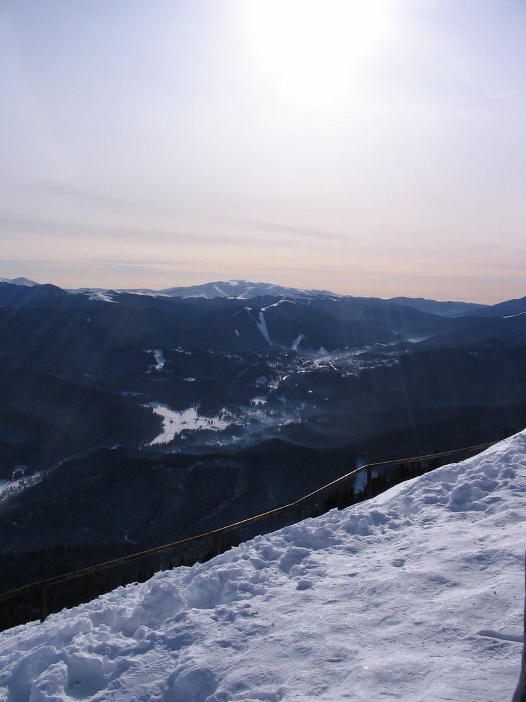 View from Postăvaru Peak by Catalin Pitis