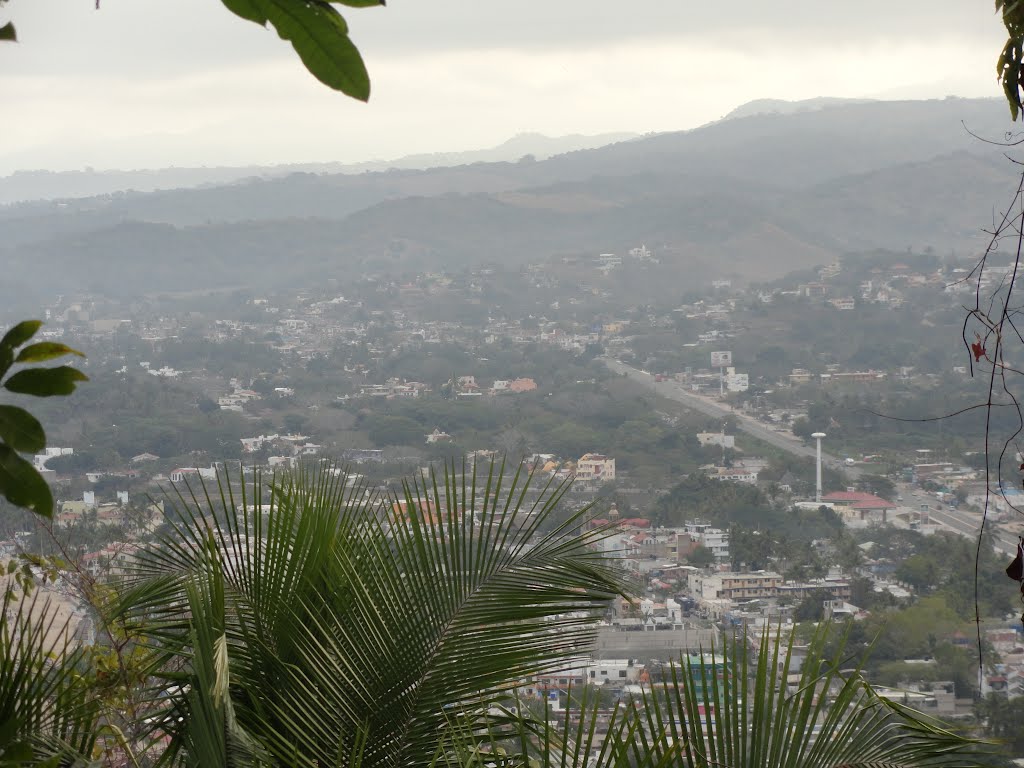 EL PUEBLO DE RINCON DE GUAYABITOS VISTA DESDE EL CERRO DE LA CRUZ by Fernando Abundis