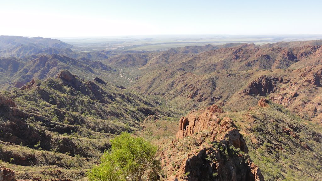 View from Sillers Lookout to Paralana by Helmut Schwaibold