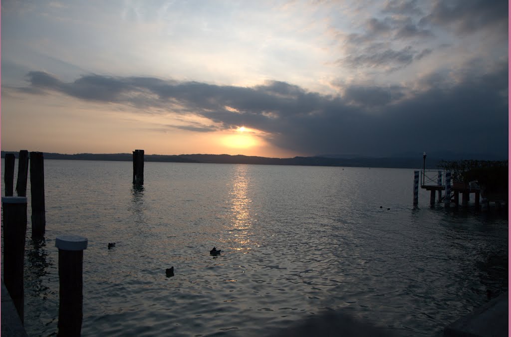 Tramonto sul lago di Garda by super P